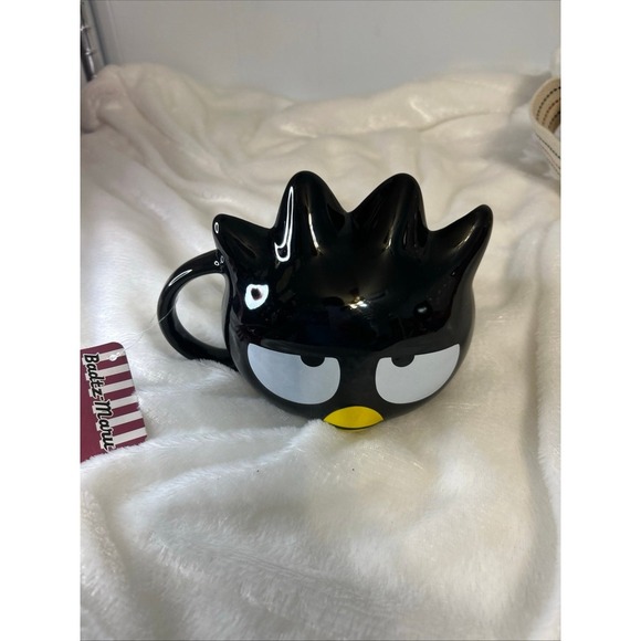 New Badtz-Maru Large Sculpted Hello Kitty Friend Coffee Mug By Sanrio. - Picture 8 of 8